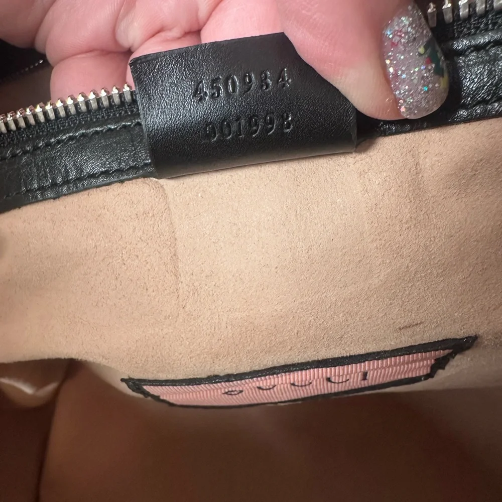 Authentic Gucci Ghost Black and Yellow Graphic Duffel Bag